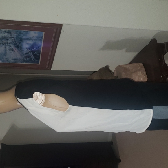 BCX m draped chains hardware center color block flowy - Picture 3 of 7